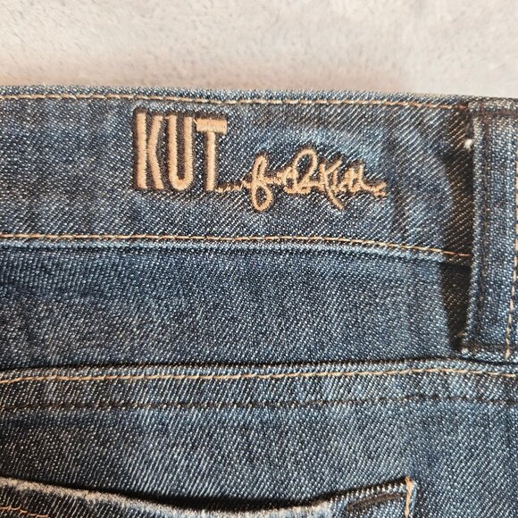 Kut From The Kloth Womens Bootcut Jeans Size 10 Long Dark Wash Denim casual - Picture 10 of 16